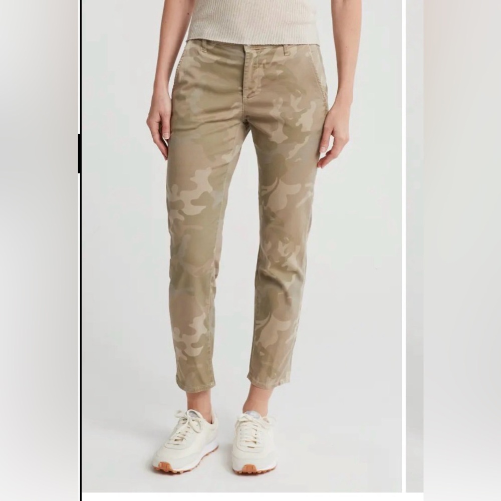 AG Adriano Goldschmied Women's Camouflage Caden Tailored Ankle Pants